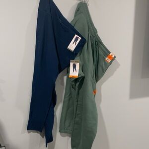 green sweat pants / joggers+ mondetta high waisted leggings.-xxl